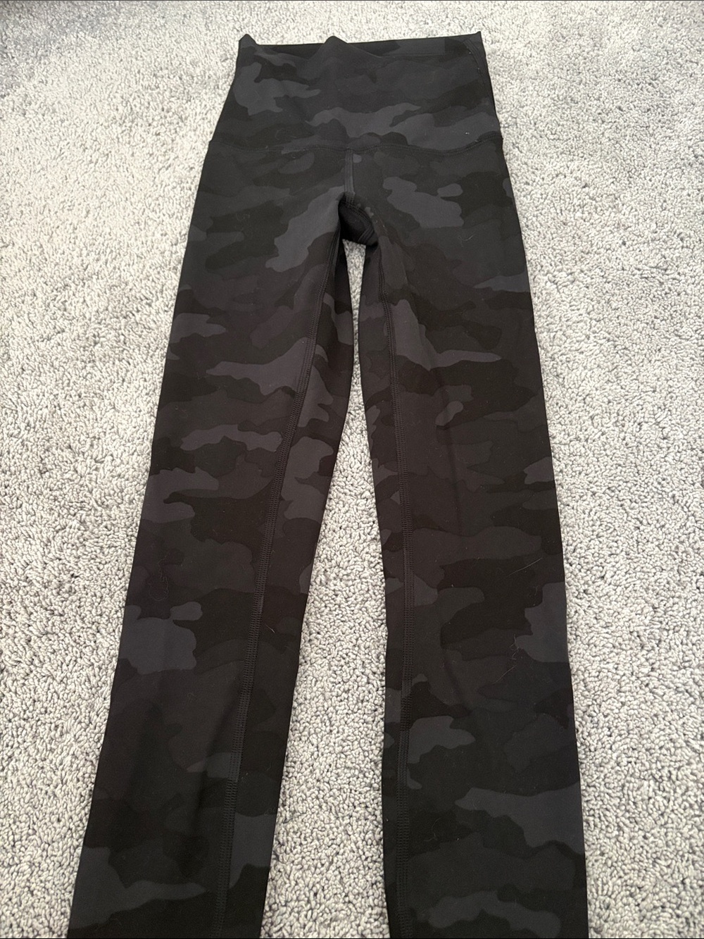lululemon athletica Black Camouflage High-Rise Leggings